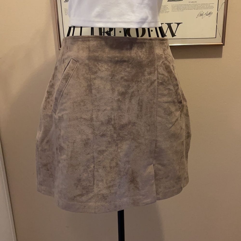 Suede Mini Skirt- skirt only